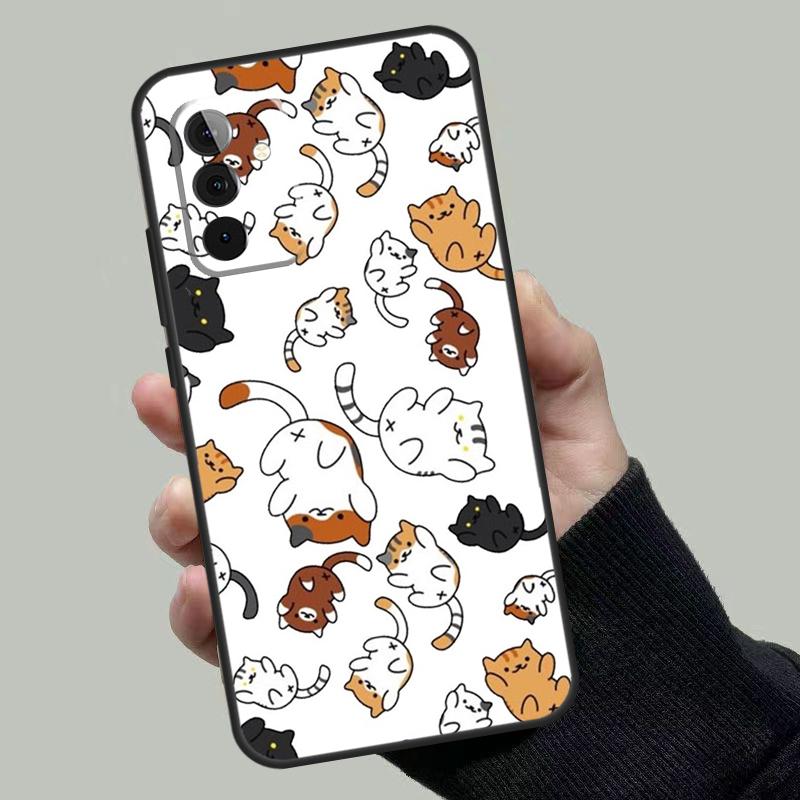 Neko Atsume Case For Samsung Galaxy A54 A34 A14 A36 A56 A06 A13 A53 A32 A12 A22 A52 A35 A17 A16 A55 A15