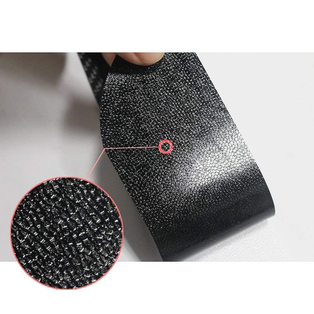 Door Scuff Plate Side Step Guard Car Carbon Fiber Door Guard Sticker Fits Many