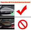 PAIR For VW Jetta 2011-2017 Passat B7 2011-2014 OX Horn Door Mirror Cover Exterior Cap Side Wing Protective Trim Car Decor