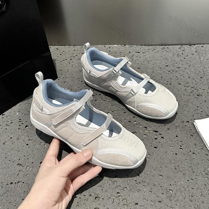 Women Mary Jane Shoes  Spring Autumn New Mesh Breathable Non Slip Casual Shoes Lightweight Comfortable Fashion Outdoor Flats