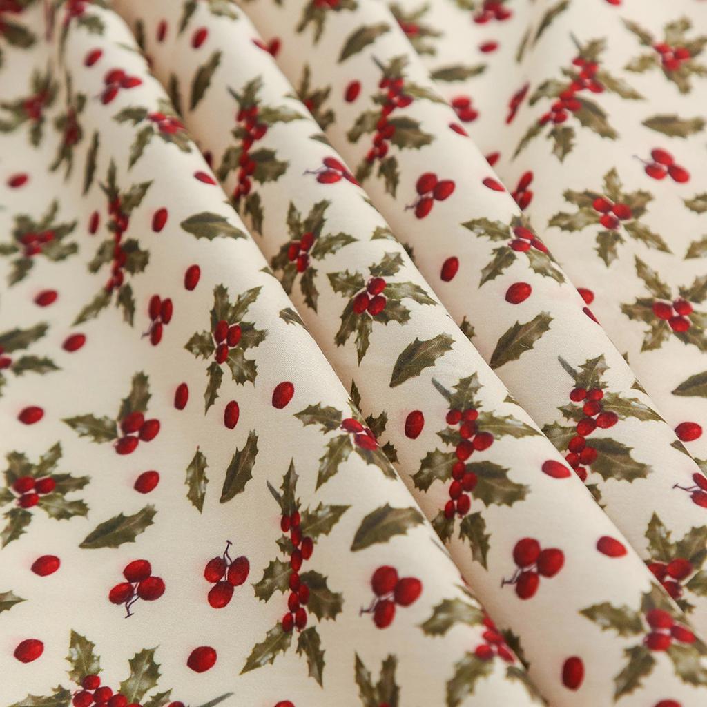 0.5m/1m/2m Christmas Series Snowman Printed Fabric For Traditions Holiday Decoration Fabrics Christmas DIY Handmade Material