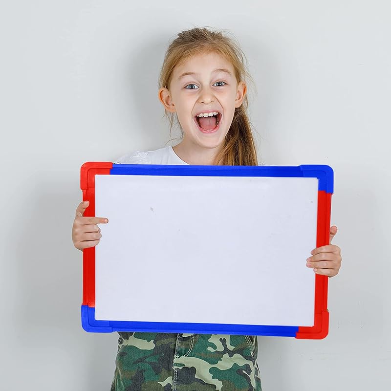 Eduway Glossy Marker Surface Slate | Front Side White And Green Back Side | Best For Kids Study Or Home And Office Use, 0.40.3 белый