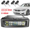 Reifendruckkontrollsystem mit 4 Sensoren USB/Solar TPMS Reifendrucküberwachungssystem für Auto SUV Limousine