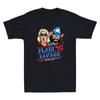 Flair e Macho Man Randy Savage Woo Yeah Divertente Maglietta Vintage da Uomo di Wrestling