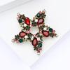 Fashion Versatile Alloy Rhinestone Pentagram Brooch Christmas Men'S And Women'S Suit Coat Corsage Ornament Pin