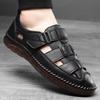 Classic High Quality Cow Leather Sandals Summer Outdoor Handmade Men Sandals Fashion Comfortable Men Beach Leather Shoes Size44