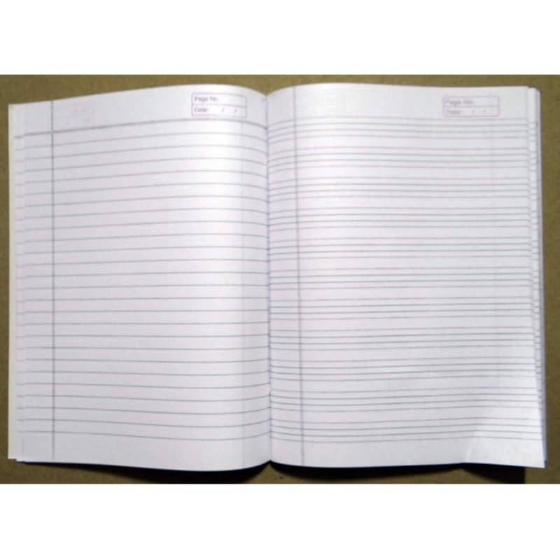 Amblitz Copy - Soft Cover Notebook - 18 * 24 Cm - 120 Pages - Combo-All Subject- Pack Of 6 !! Single Line, 4 Line Englis