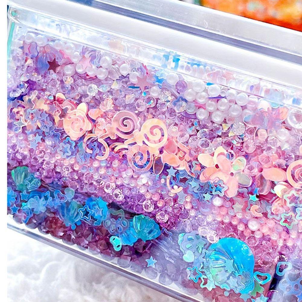 Butterfly Flower Pearl 3D Temporary Stickers Cute DIY Nail Art Decoration  Children