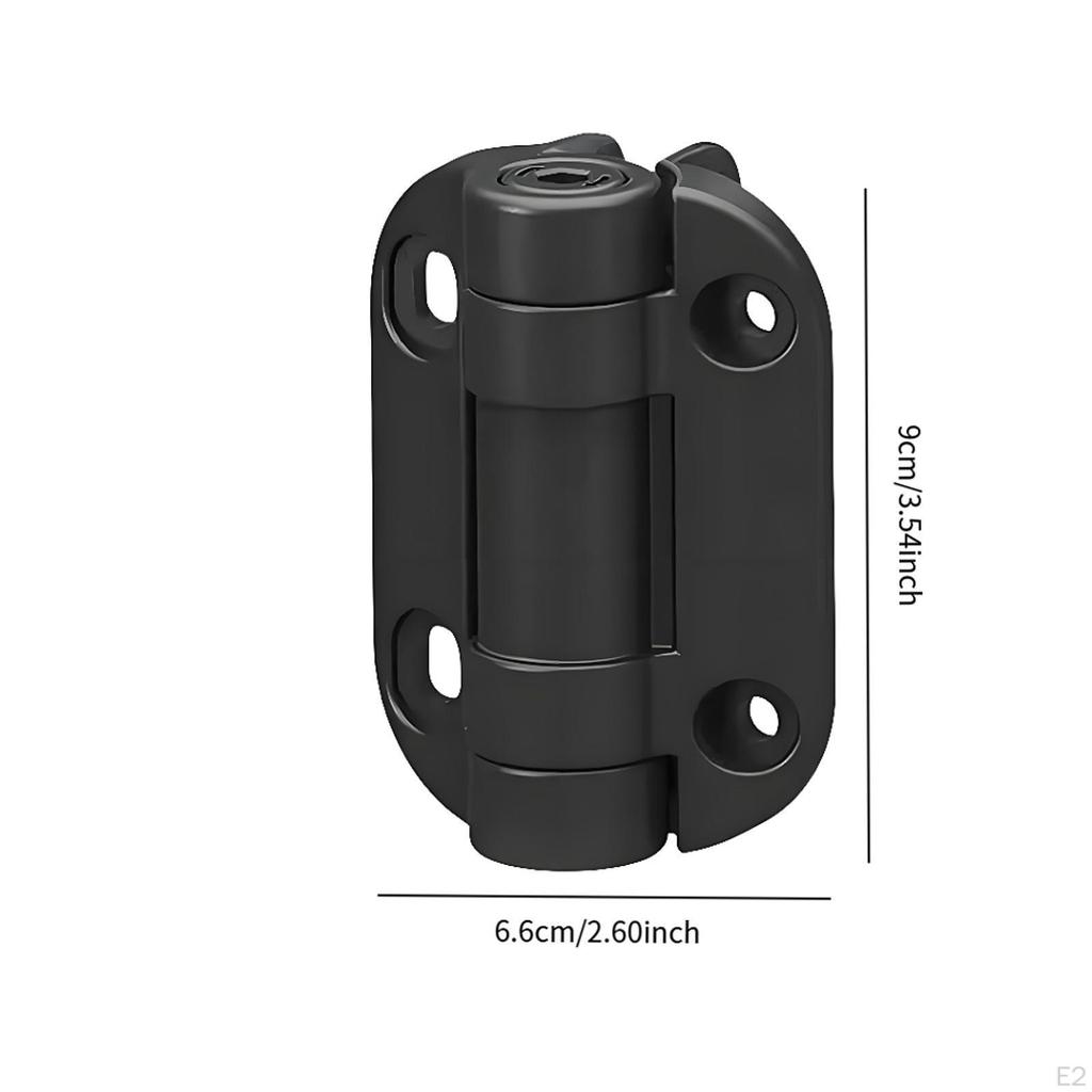 Fence Door Hinge with Screw Automatic Nylon Quiet Accessories Self Closing Replacement for Garage