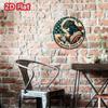 Metal Wall Sign Jesus Religious Patriotic Aluminum Poster for Home Outdoor