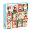 500Pcs/Set Christmas Jigsaw Puzzle Four Seasons Cityscape Animal Puzzle Challenge Game Educational Puzzle Toy Holiday Party Family Activity Decoration