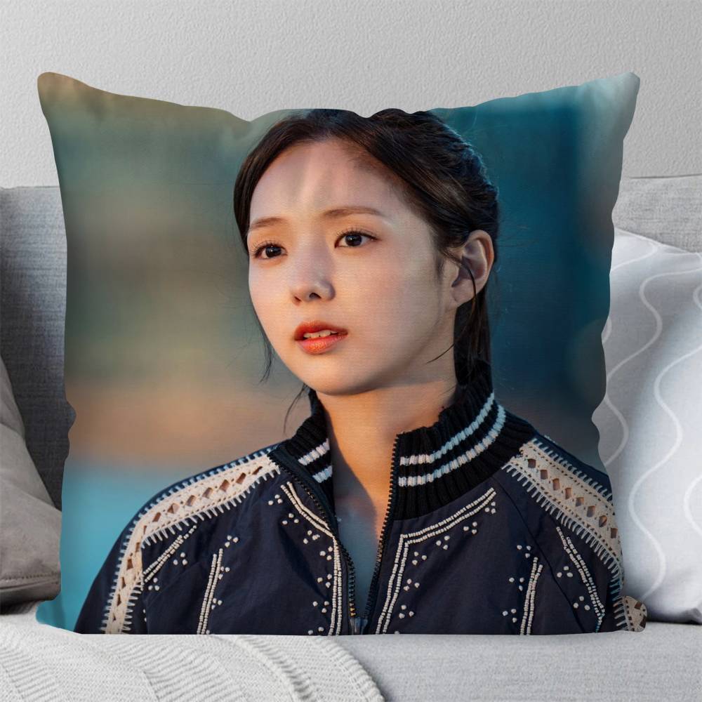 Korean Celebrity SSOOBIN CHAE Pillow Case Fashion Square Pillowcase Bedroom Sofa Room Ins Decoration Leisure