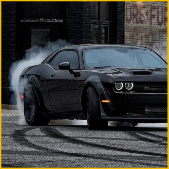 LED 4X Side Marker Light Smoked Lens Rear Front For Dodge 2015- Challenger