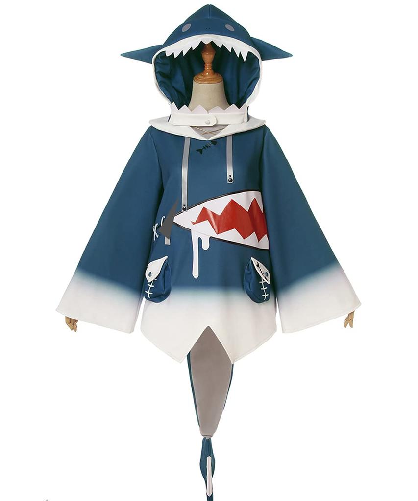 [Milky Time] Hololive Cosplay Shark Gawr Gura Wig (L)