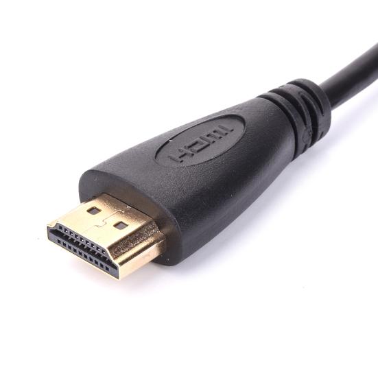 DOONJIEY Right Angle HDMI-compatible Male to Male AV Converter Adapter Cable Cord for HDTV
