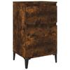 VidaXL Table de chevet chêne fumé 40x35x70 cm 819718
