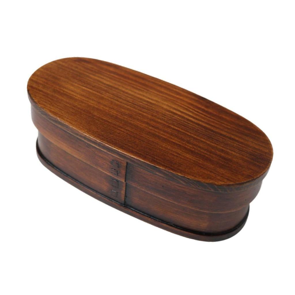 Dřevěný oběd x x Lakovaný Aktuální model j-kitchens Krabička regulující vlhkost, 18,5 cm 8,5 cm 6,3 cm, 400 ml, Hnědá,