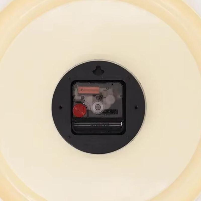 New Wall Mounted Clock Stand Creamy Style Clocks Home Decoration Desktop Silent Wall Decororation Home Garden Dining Room Decor