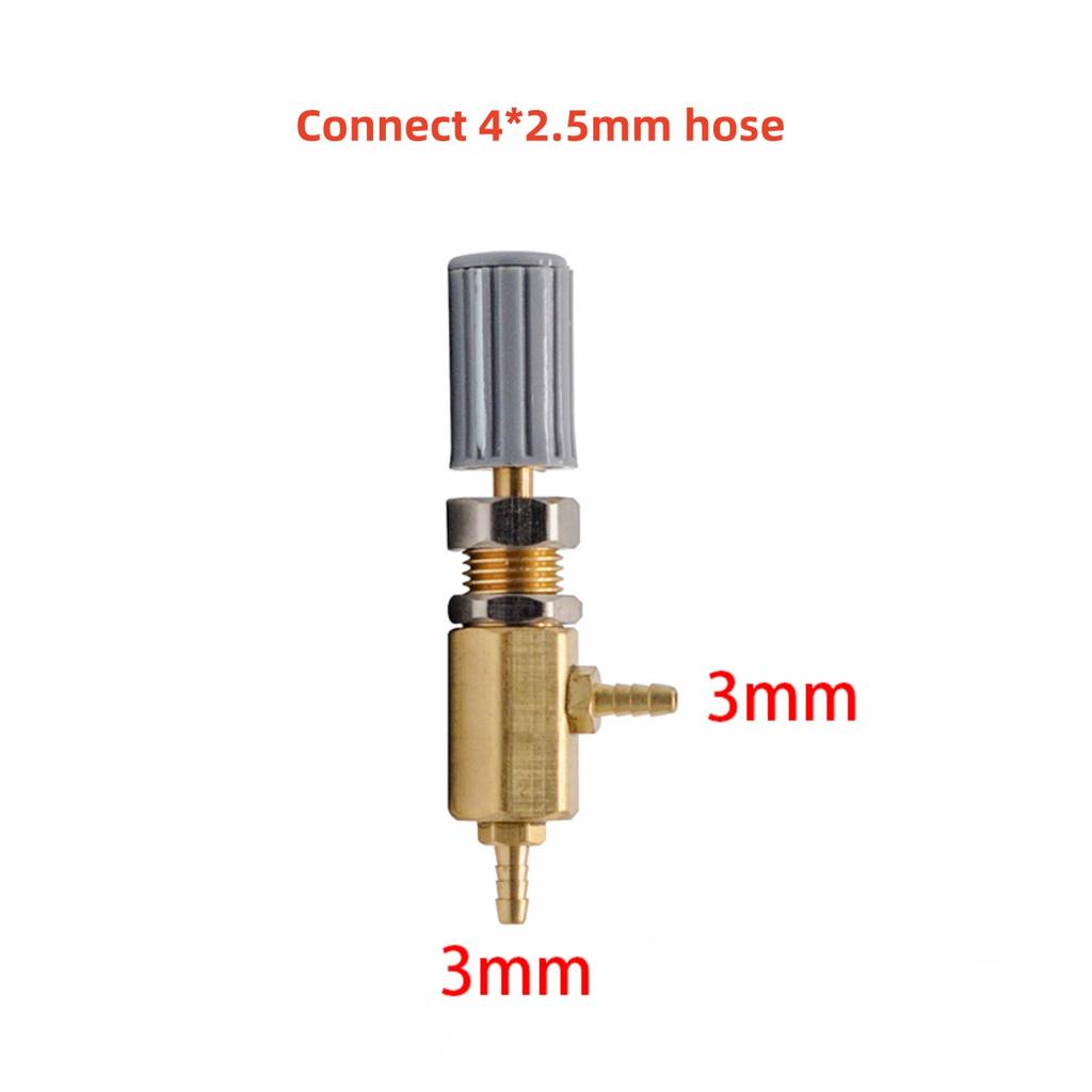 1 peça Válvula Reguladora de Turbina Dental 3mm 5mm Dupla Porta Controle de Pressão Para Unidade de Cadeira Substituição Ferramentas de Dentista