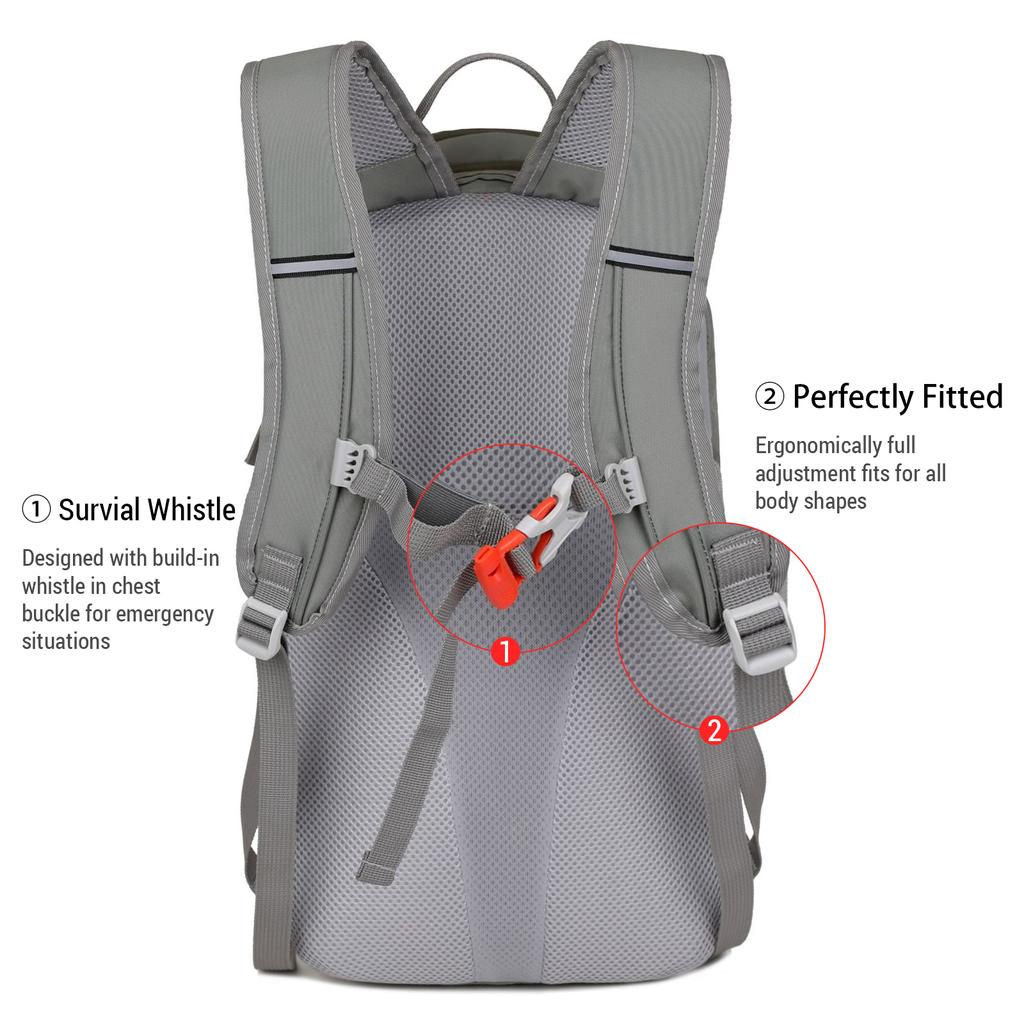 NEEKFOX Zaino Zainetto da Trekking Leggero e Compatto da Viaggio, Zaino