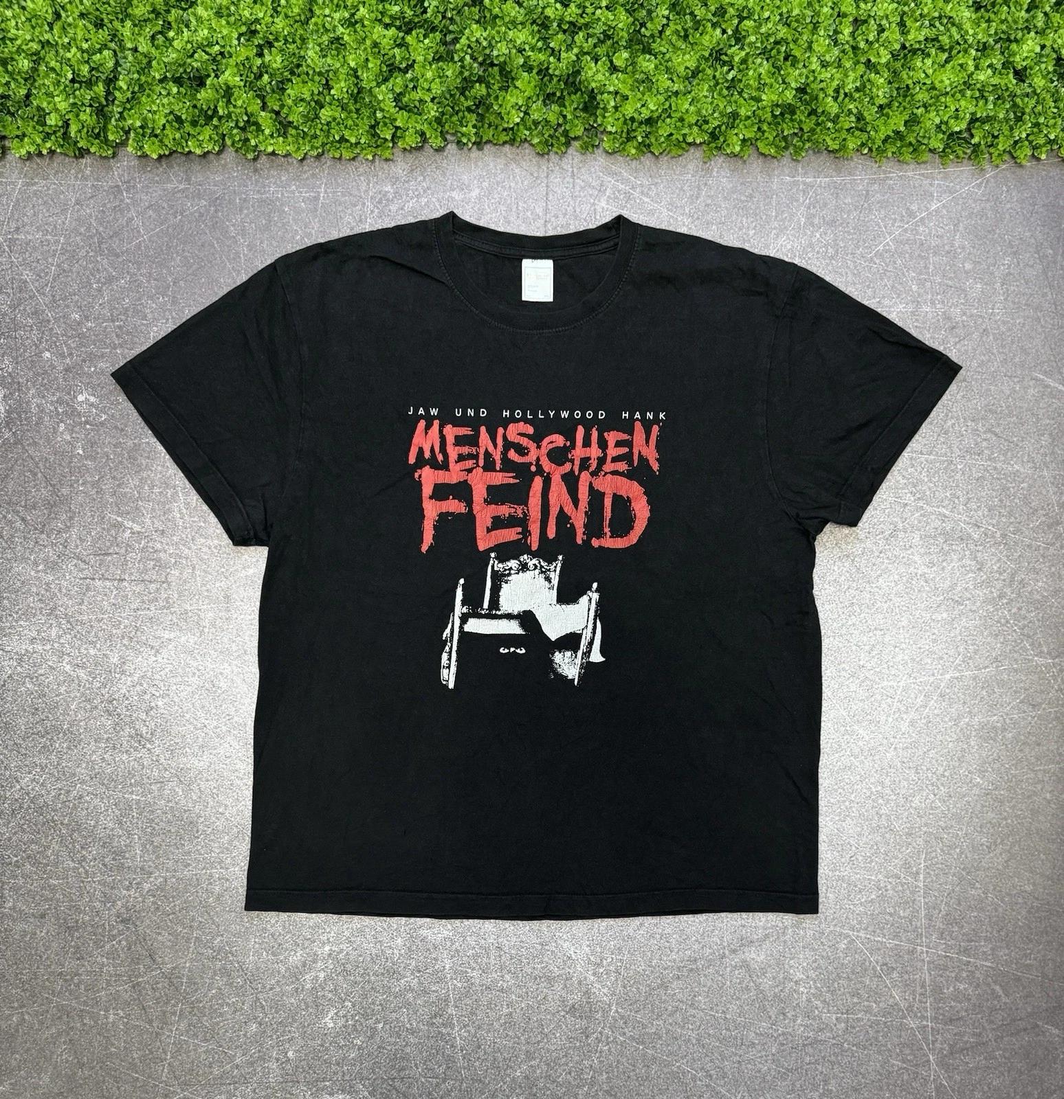 Hollywood hank and Jaw Menschenfeind Vintage t shirt 2009 S