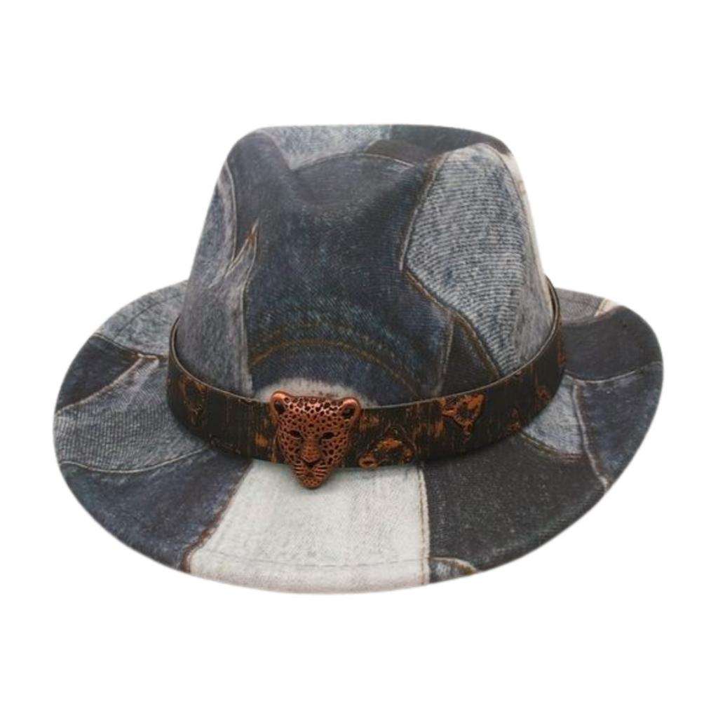 New American Leopard Print Children'S Catwalk Stage Children'S Top Hat Jazz Hat Children'S Size Prop Hat