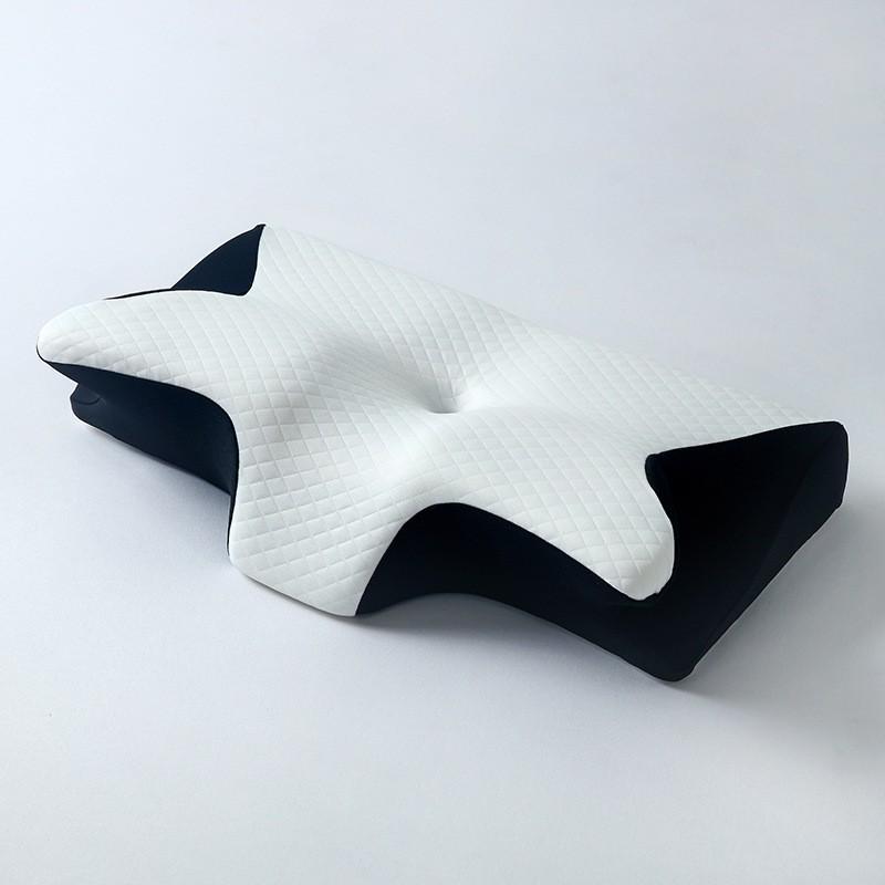 Ergonomic Cervical Support Memory Foam Pillow With Contour Groove Side Sleepers Adults Home Bedroom Use