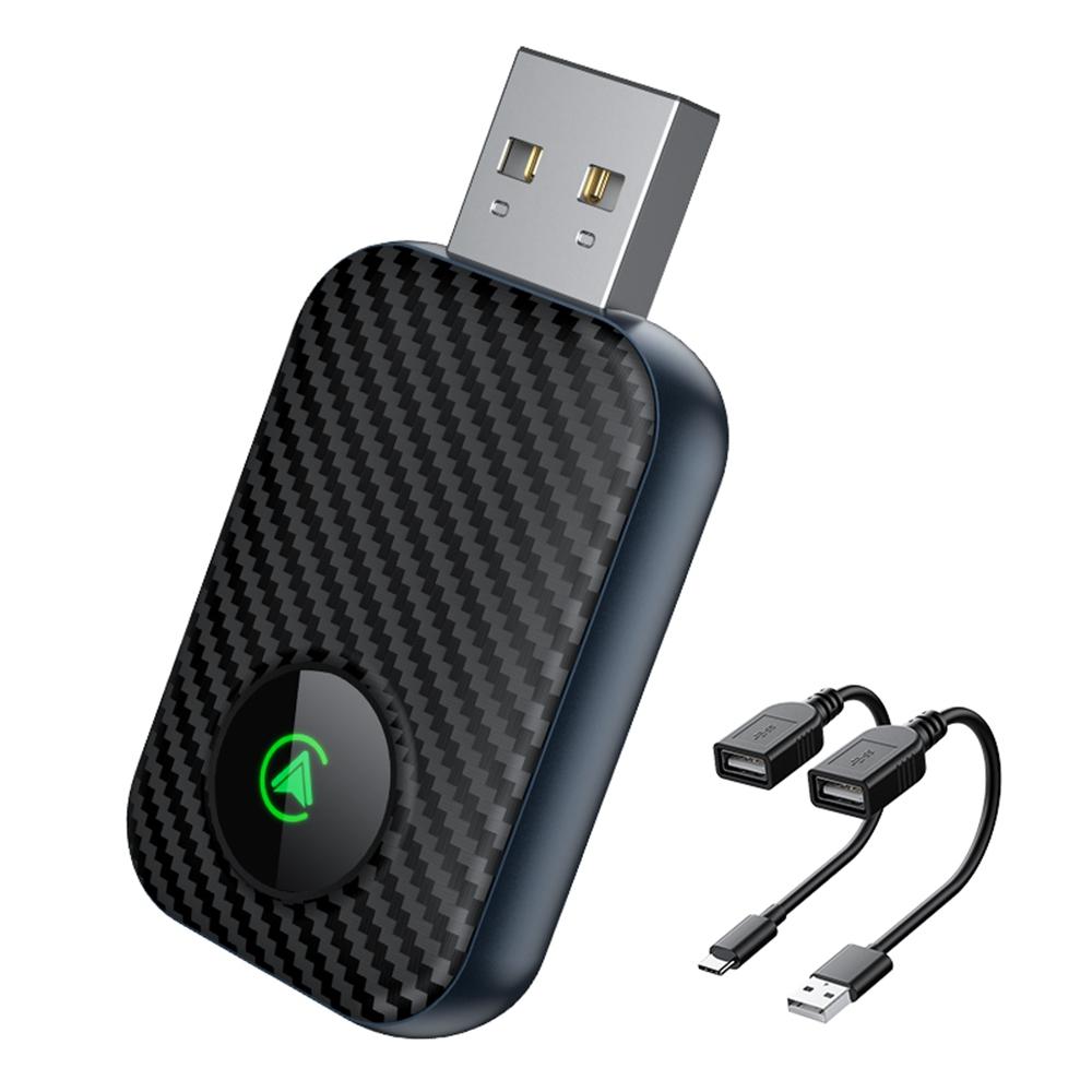 

Адаптер 2 в 1 для автомобілів з бездротовим CarPlay та Android Auto, оновлення дротового CarPlay до бездротового донгла Type A