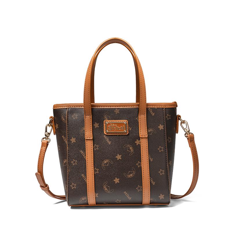 Disney Stitch Series Fashionable Simple High-Value Cartoon Cute Shoulder Bag Women Shoulder Bag Blue BMK-72766