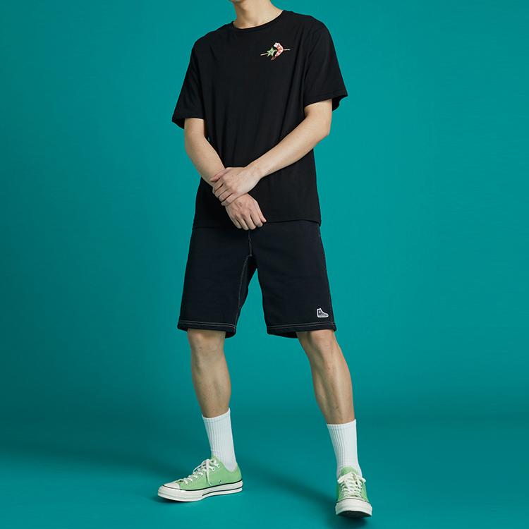 Converse Casual Shorts Unisex Black 10022199-A02
