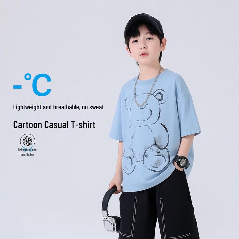 Boys  Summer Cotton Short-Sleeve T-Shirt 120