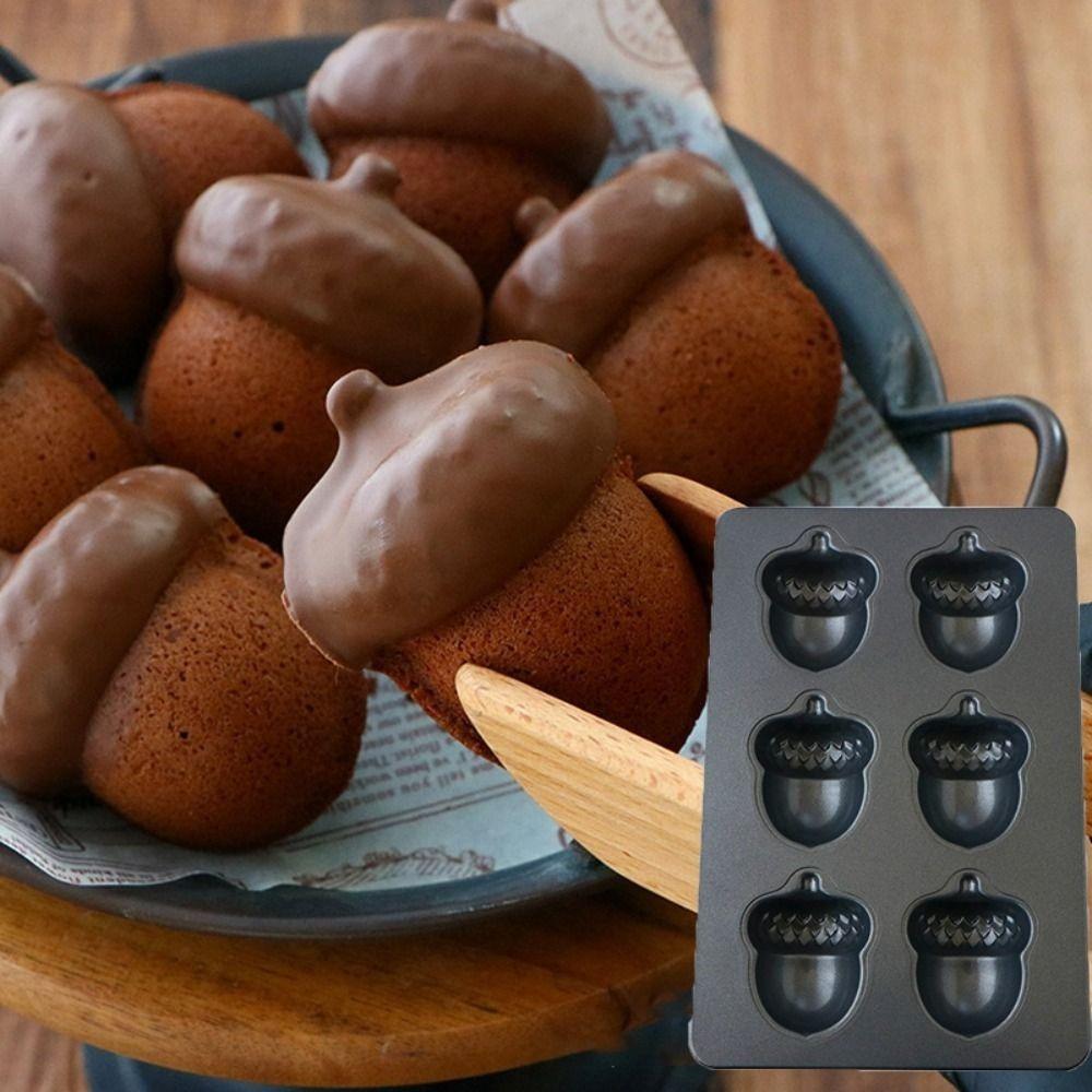 Carbon Steel Madeleine Cake Baking Pan 6/8 Cavity Dessert Baking Tray Bread Baking Mold  Pastry