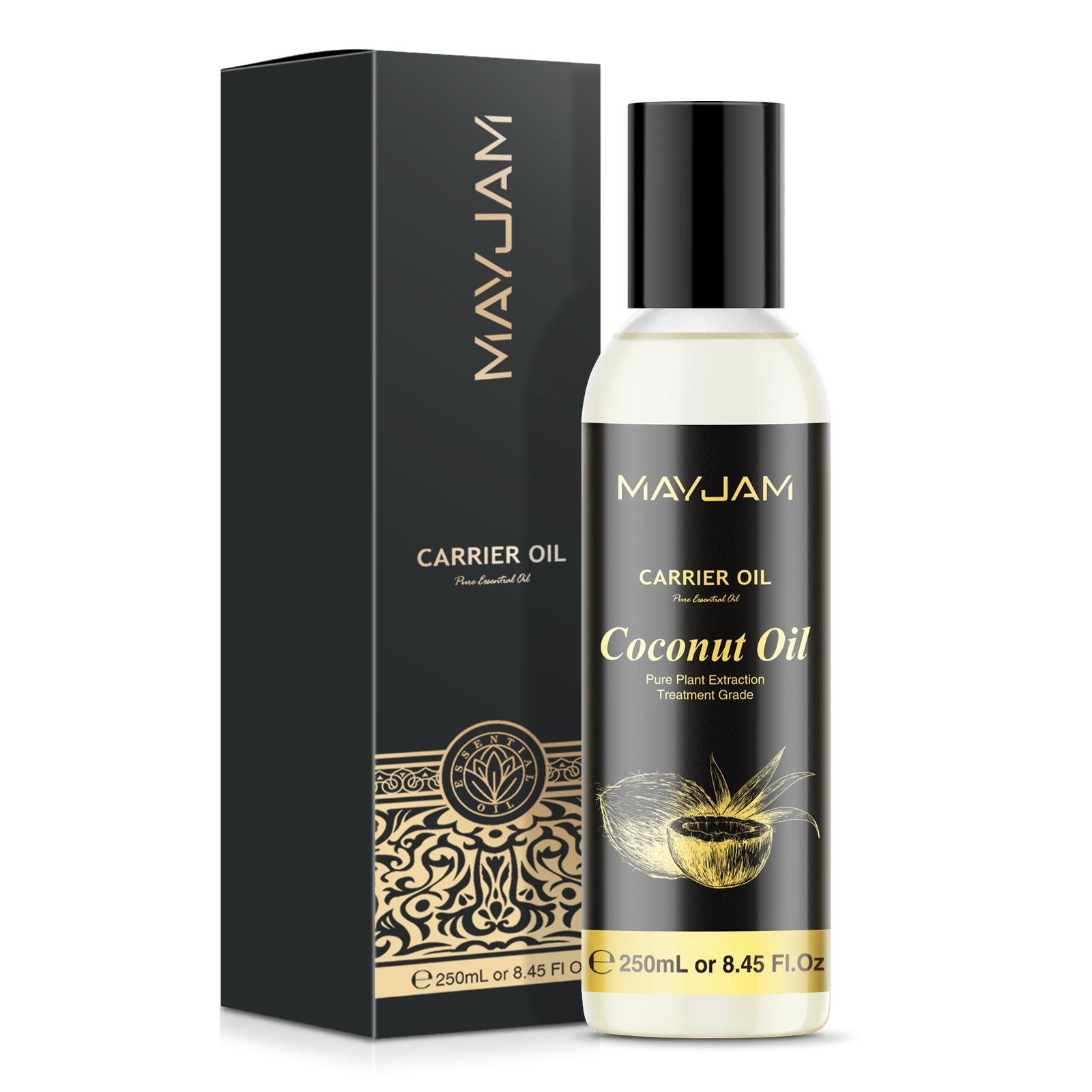 

MAYJAM 250 мл 8,8 унций Масло-носитель Масло для кутикулы Кремы Масла для тела Бальзамы для губ Сладкий миндаль Шиповник Виноградные косточки Жожоба Оливковое масло Coconut Oil