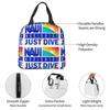 NAUI The Difinition Of Diving Insulated Lunch Bag for Women Office Cooler Thermal Food Box Tote Portable Lunch Boxes Container