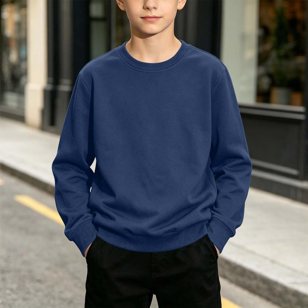Lässiges Langarm-T-Shirt für Jungen und Mädchen für den Alltag