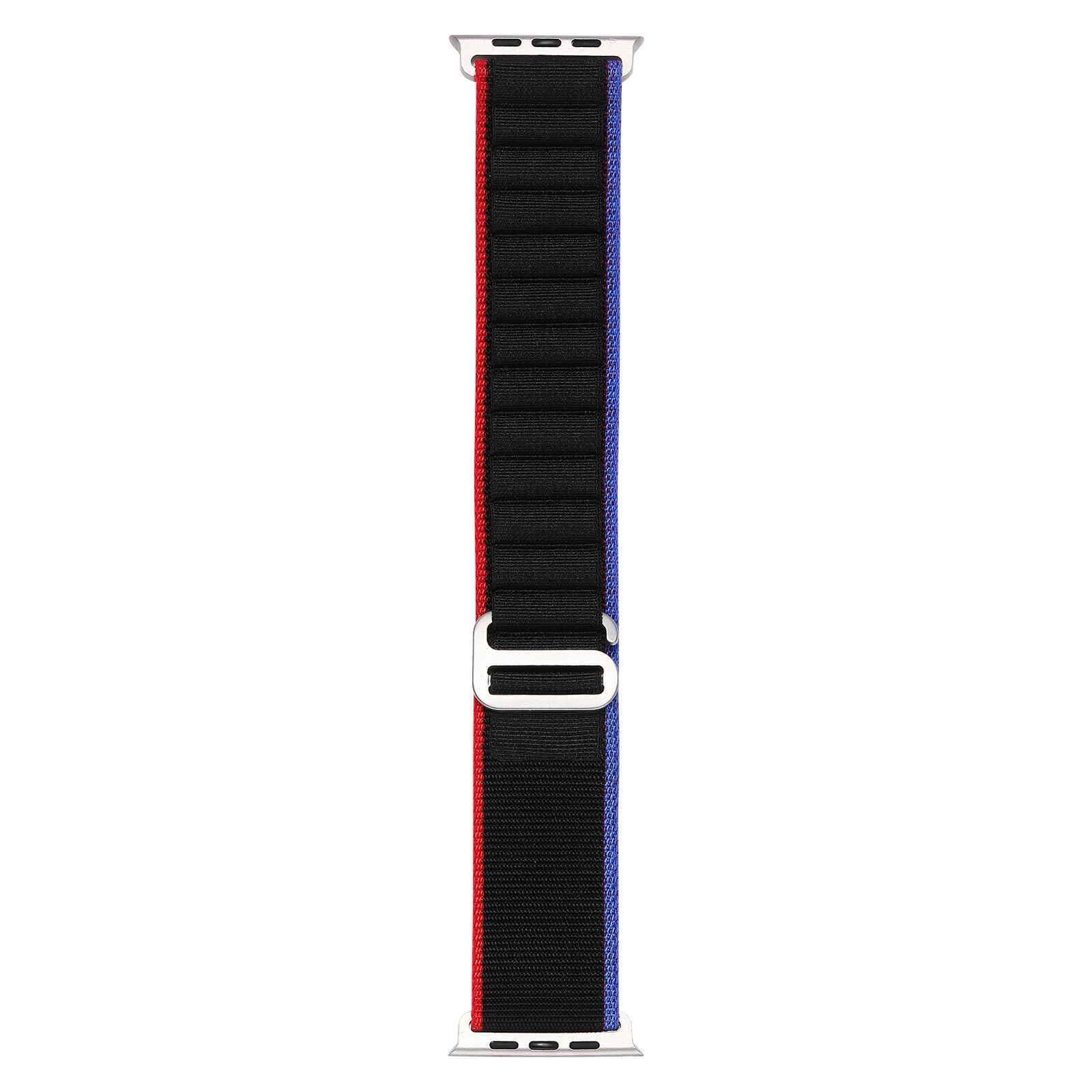 

Ремінець Alphine Loop для Apple Watch Series Ultra 49 мм 40 44 мм Ремінець для спортивних годинників на відкритому повітрі для IWatch 8 7 6 5 4 3 2 Se Аксесуари 42 44 45 49mm червоний/синій