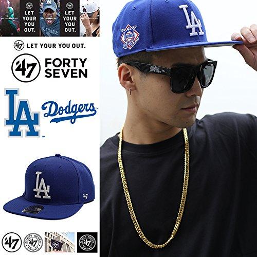 [B-SRS12WBP-RY] DODGERS SURE SHOT '47 CAPTAIN ROYAL, 47BRAND Baseball Ball Cap, MLB, LA Dodgers, Authentic