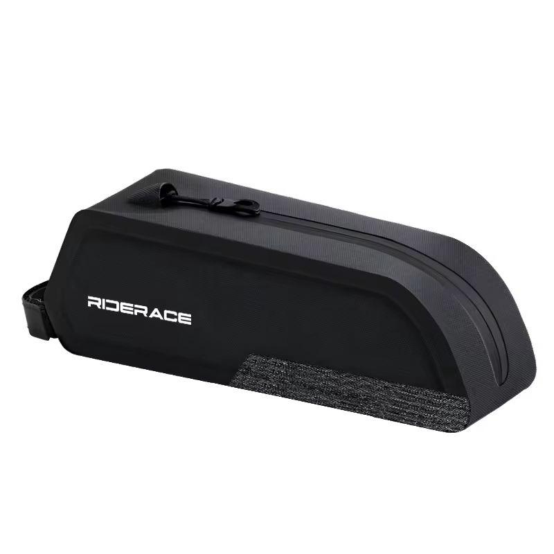 

RIDERACE Сумка для верхней трубы велосипеда Портативная TPU непромокаемая водонепроницаемая сумка для руля горного гравийного велосипеда Передняя сумка Аксессуары для шоссейного велоспорта серый