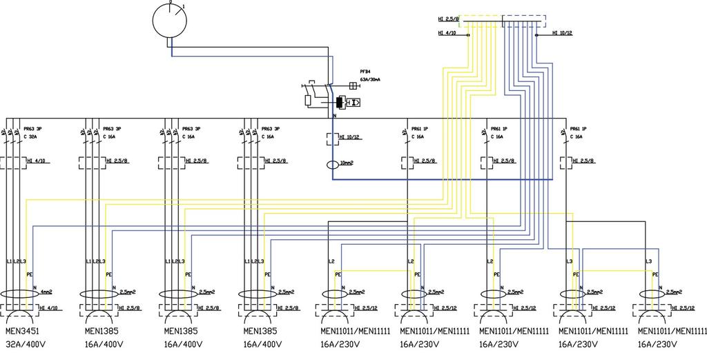 Rozdzielnica Budowlana Z Łącznikiem Gr-S/Fi 32A 3X16A 5X230V Schuko Doktorvolt 6640