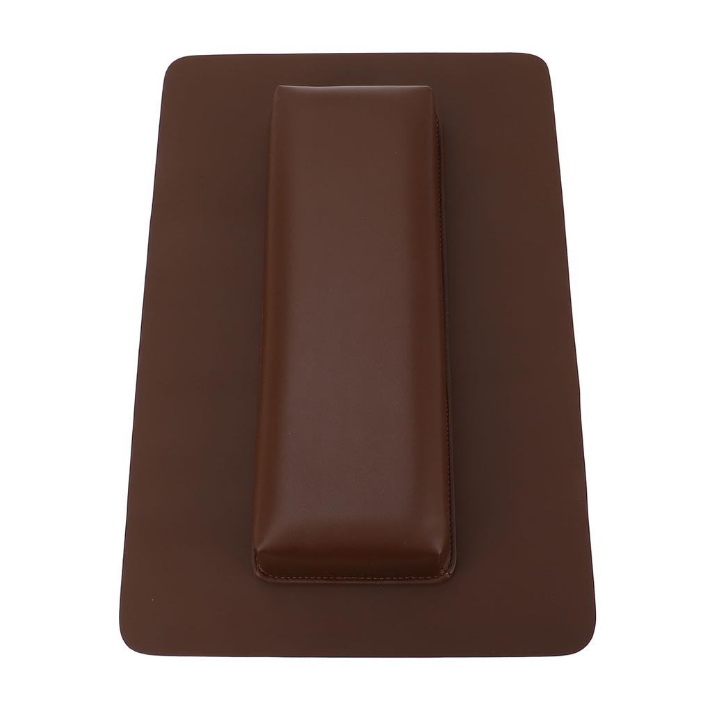 Nail Art Hand Pillow with Rectangular Dual Color Pad PU Leather Wrist Rest Cushion for Salon and Hom