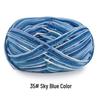 Aou Ou 5-Strand Variegated Milk Cotton Yarn Ball, Floral Medium-Thick, for Baby Scarves and Slippers.