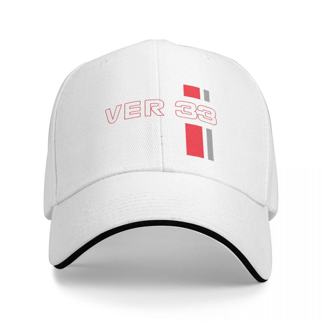 Verstappen 33 Auto Rennsport Mehrfarbige Kappe Schirmmütze Damen Kappe Personalisierter Schirm Sonnenschutz Mützen