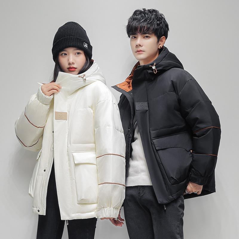 Winter New Casual High-quality Down Jacket Men's Loose Couple Short Warm Jacket for Men and Women
