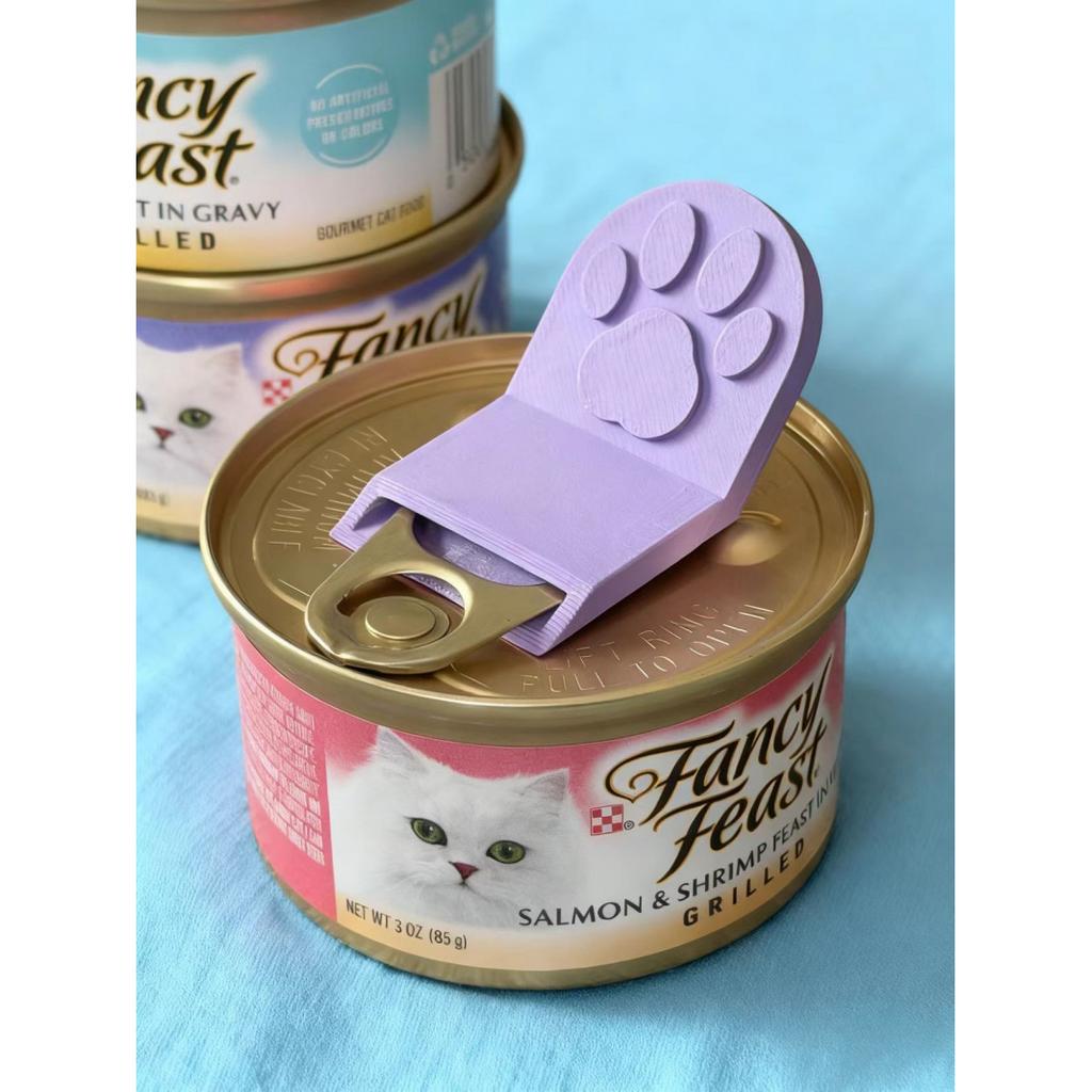 1Pcs Pet Canned Food Opener Non-Slip Grip, Perfect Gift for Pet Lovers, Cute Paw Design