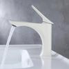 Best-selling Creative Zinc Alloy Sink Faucet Single Handle Modern Design Hot/Cold Water Functionality Deck Mounted School Use