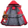 Men's Plus Size Hooded Winter Jacket: Thickened Velvet, Warm Cotton Coat for Outdoor Mountaineering