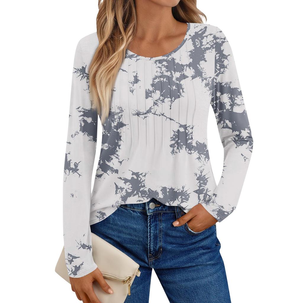 Cămăși cu mânecă lungă pentru femei, tricouri grafice, topuri de bază casual, pulovere