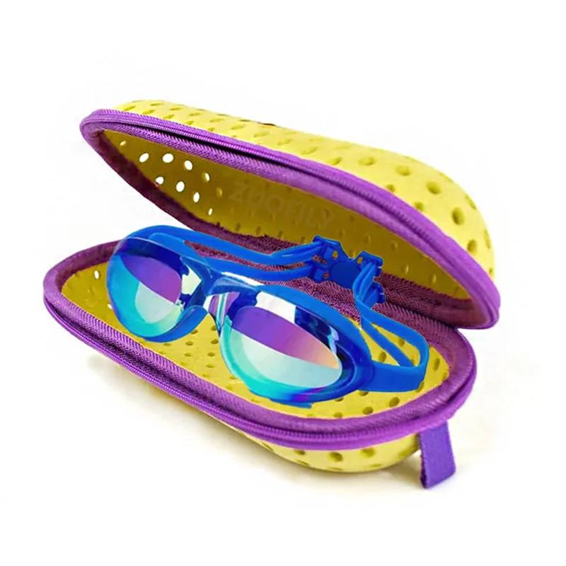1PC Swimming Goggles Protective Cover Soft Swimming Goggles Protective Box with Drainage Hole Portable Goggles Protective Cover