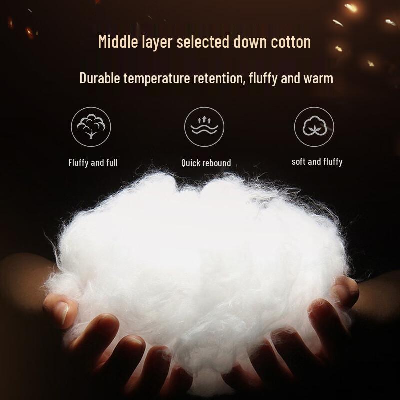 Jeanswest Men's Triple-Proof Padded Stand-Collar Winter Jacket