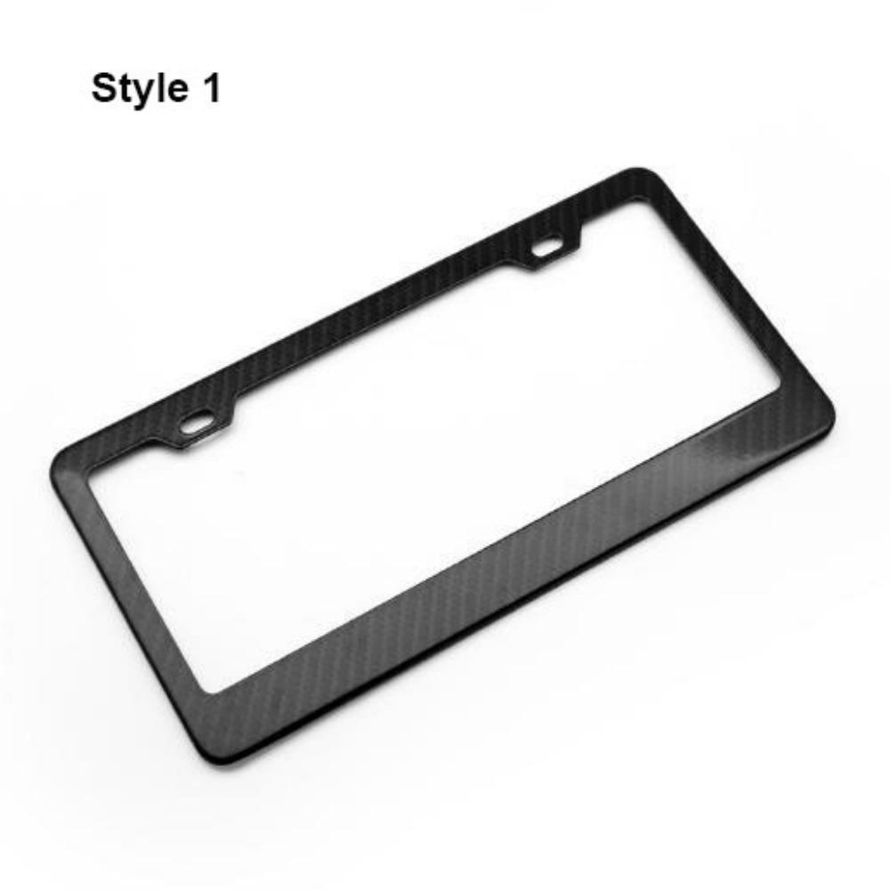 American Style Protecting License Plates Black License Plate Frame New License Plate Cover